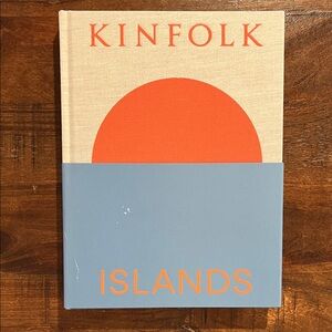 Kinfolk Islands Book with Orange and Blue Cover